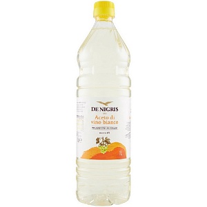 Уксус De Nigris Винный из белого вина /пэт/ 1000мл*12
