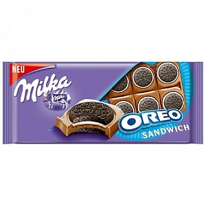 Шоколад MILKA молочный Oreo Sandwich 92г*16