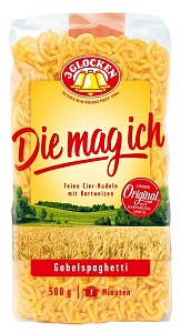 Макароны 3 GLOCKEN Die mag ich Мелкие рожки Gabelspagetti 500г*18