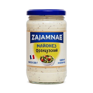 Майонез ZAJAMNAE "Французский" 50% /стекло/ 350мл*6