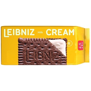 Какао печенье-сэндвич BAHLSEN [В30] LEIBNIZ CREAM MILK с молочным кремом 190г*14