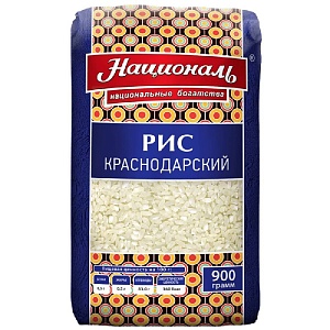 Рис НАЦИОНАЛЬ Краснодарский 900г*12