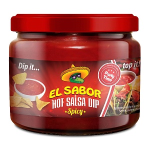 Соус-дип EL SABOR Сальса острый /стекло/ 300г*12