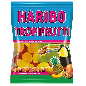 Мармелад HARIBO TROPIFRUTTI Тропические фрукты 100г*18