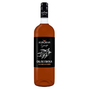 Сироп AGROBAR Облепиха (Sea ​​buckthorn) /стекло/ 1л*6
