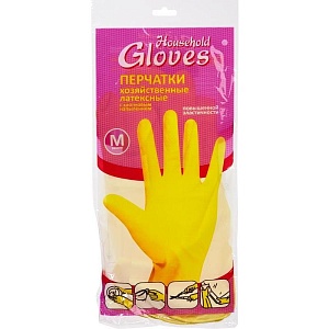 GLOVES Перчатки латексные M /12*240/