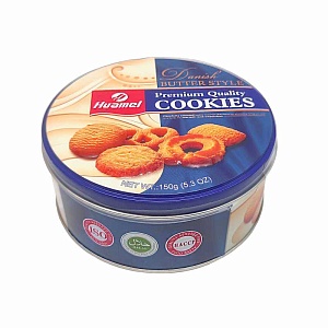 Печенье HUAMEI Датское печенье PREMIUM COOKIES /жесть/ 150г*24