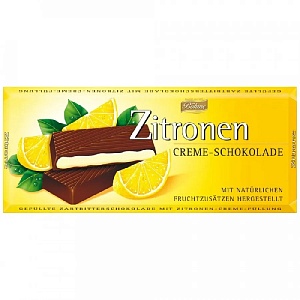 Шоколад BOHME тёмный с лимонной начинкой 62% 100г*20