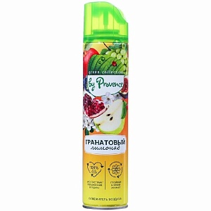 PROVENCE Освежитель воздуха Зеленая коллекция "Гранатовый лимонад"  300мл