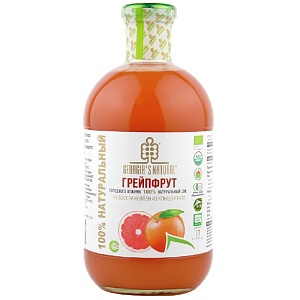 Сок GEORGIA'S NATURAL ORGANIC Грейпфрутовый холодного отжима /стекло/ 1000мл*6
