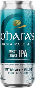 Пиво О'HARA'S West Coast 6,2% cветлое /жесть/ 0,44л*24