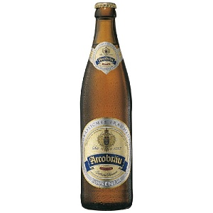 Пиво ARCOBRAU Pilsener 4,9% светлое фильтрованное /стекло/ 0,5л*20