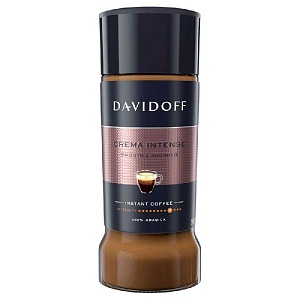 Кофе DAVIDOFF CREMA INTENSE растворимый /стекло/ 90г*6