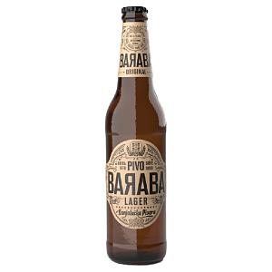 Пиво BARABA Original LAGER 4.2% светлое /стекло/ 0,5*12