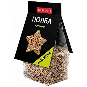 Полба BRAVOLLI янтарная 350г*11