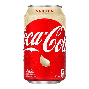 Напиток COCA-COLA VANILLA (США) сильногазированный /жесть/ 0,355л*12