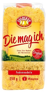 Макароны 3 GLOCKEN Die mag ich Мелкая вермишель Fadennudeln 250г*18