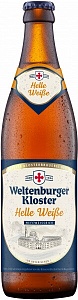 Пиво WELTENBURGER KLOSTER HELLE WEISSE светл.нефильтр.пастер. 5,4% /стекло/ 0,5л*20