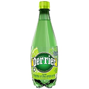 Вода PERRIER натуральная со вкусом лайма газированная /пэт/ 0,5л*24