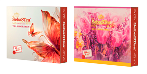 Чай SEBASTEA Spring Emotions ассорти черн.(20 пак.) /картон/ 30г*12