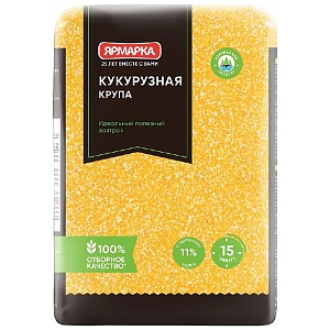 Крупа ЯРМАРКА кукурузная 600г*10