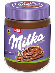 Шоколадная паста MILKA Haselnusscreme /стекло/ 600г*6