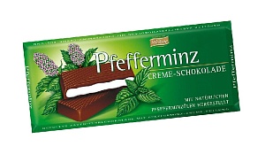 Шоколад BOHME тёмный с мятной начинкой 62% 100г*20
