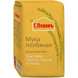 Мука С.Пудовъ полбяная бум/пак 450г*6