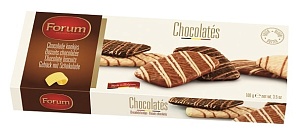 Печенье FORUM шоколадное CHOCOLATÉS /картон/ 100г*12