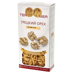 Грецкий орех TERMER половинки /картон/ 200г*16