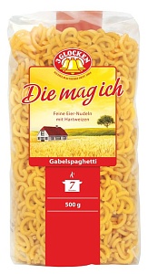 Макароны 3 GLOCKEN Die mag ich Мелкие рожки Gabelspagetti 500г*18