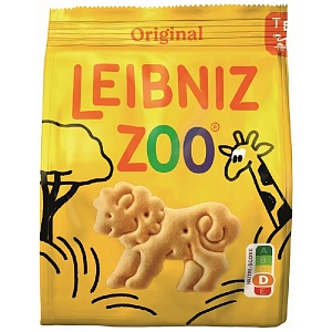 Печенье BAHLSEN [В86] LEIBNIZ ZOO ORIGINAL сливочное с фигурками животных 100г*12