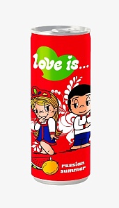 Напиток LOVE IS газированный Дыня-Арбуз /жесть/ 250мл*12