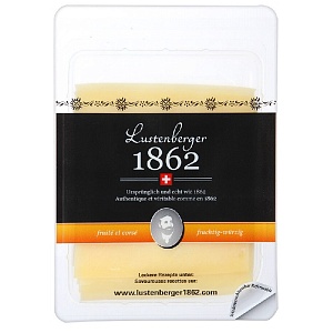 Сыр LeSuperbe Люстенбергер 1862 фруктово-пряный 50% /нарезка/ 150г*12