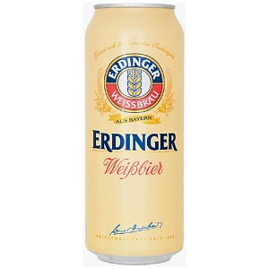 Пиво ERDINGER Weissber 5,3% /жесть/ 0,5л*24