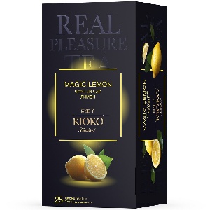 Чай KIOKO Limited MAGIC LEMON черный с ароматом лимона (25пак.*2г) 50г*8