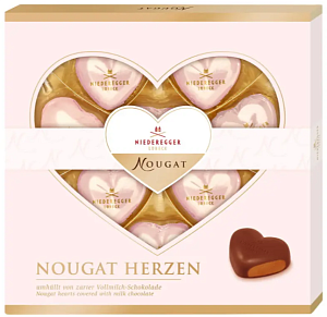 Конфеты NIEDEREGGER Нуга-вариации Ассорти /картон/ 125г*10