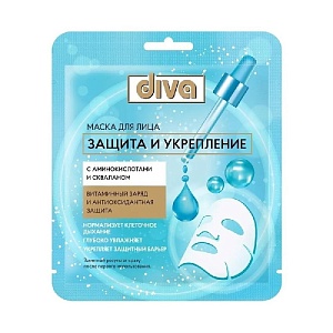 DIVA маска для лица на тканевой основе Защита и Укрепление (15)