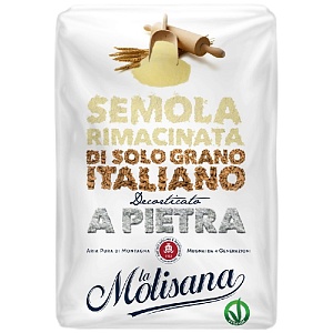 Мука La MOLISANA 601 Remilled semolina из твердых сортов пшеницы двойного помола 1кг*12