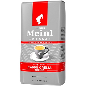 Кофе JULIUS MEINL Vienna Caffe Crema Intenso (Кафе Крема Интенсо) в зернах /пакет/ 1кг*6