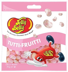 Драже JELLY BELLY TUTTI-FRUITTI жевательное тутти-фрутти /пакет/ 70г*12