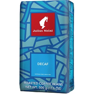 Кофе JULIUS MEINL DECAF (без кофеина) в зернах /пакет/ 500г*12