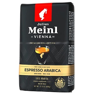Кофе JULIUS MEINL Vienna Espresso Arabica (Грандэ Эспрессо) в зернах /пакет/ 500г*12