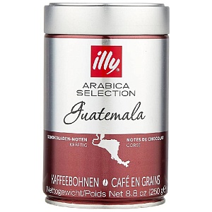 Кофе ILLY (7097.7139) MONOARABICA GUATEMALA зерновой /жесть/ 250г*6