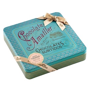 Конфеты AMATLLER 2813 CHOCOLATES SURTIDOS Ассорти /жесть/ 244г*10