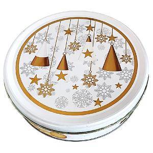 Печенье DANIMA Butter Cookies сливочное (НГ белая банка) /жесть/ 340г*12