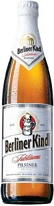 Пиво BERLINER Kindl Jubilaums Pilsener 5,1% светлое /стекло/ 0,5л*20