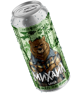 Пиво PANZER BREWERY МИХАИЛ 4,7% Lagerсветлое  непастеризованное фильтрованное /жесть/ 500мл*12			