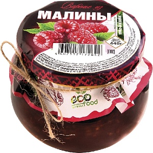 Варенье ECOFOOD из малины 440г*6