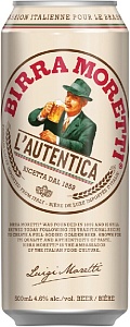 Пиво Birra MORETTI 4.6% /жесть/ 0,5л*24